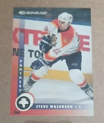 1997-98 Donruss - Florida Panthers - Hockey Card #115 Steve Washburn - Image 1 of 2