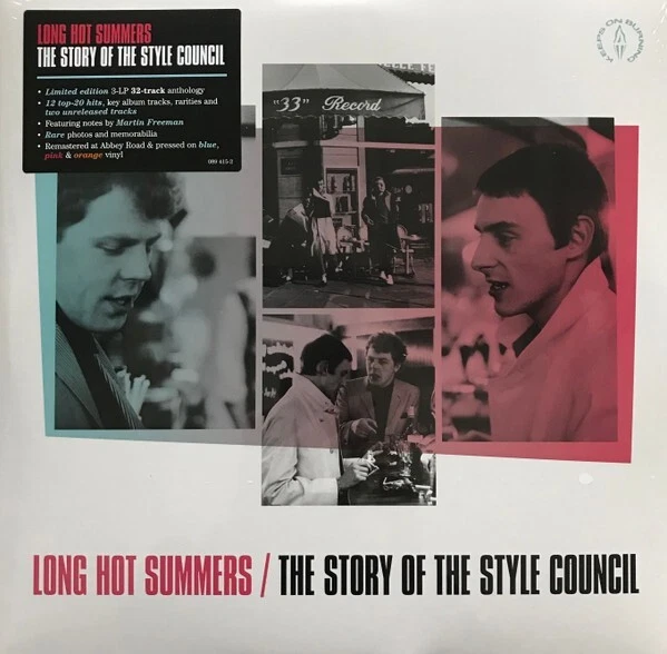 Style Council LONG HOT SUMMERS / STORY OF New Sealed Colored Vinyl Record 3 LP - Image 1 of 1