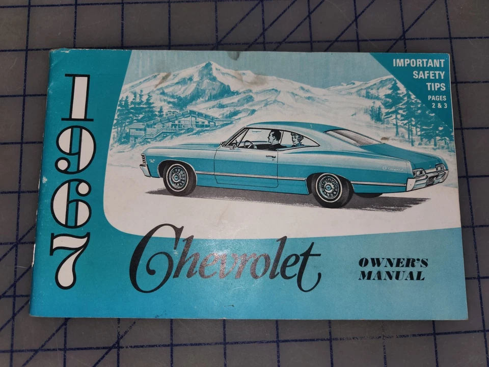 1967 Chevrolet Owners Manual Caprice Impala Bel Air Original 2nd ed - Image 1 of 1
