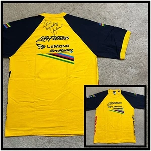 SIGNED Greg LeMond 3X Tour de France Champion RevMaster Cycling Jersey Shirt - Picture 1 of 11