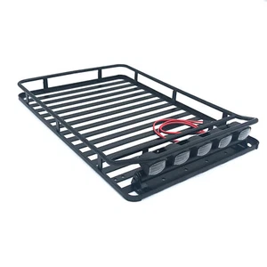 Para Axial SCX10 90046 D90 coche fuerte capacidad de carga barras de luz portaequipajes techo - Imagen 1 de 7