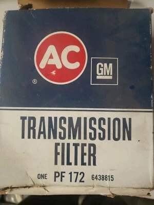 Filtro de transmisión NOS AC/GM PF 172 - 6438815 modelos GM de 1960 con Power Glide Foto 1 de 4