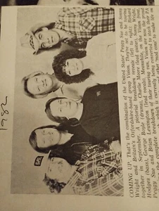 Sk122 Epheera 1982 Article C&W Group Vision George Boyle Sonny Wright Peggy Sue - Picture 1 of 1