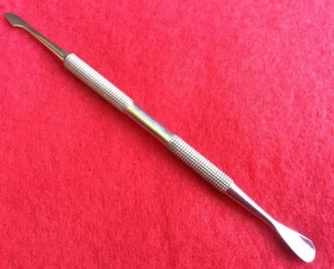 Recortador de empujador de cutículas removedor de acero inoxidable limpiador de uñas herramienta de arte de manicura - Imagen 1 de 6