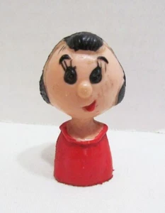 OLIVE OYL VINYL FINGERPUPPE 2" GROSS VINTAGE ca. 1960er POPEYE CARTOON STAR ÖL - Bild 1 von 2