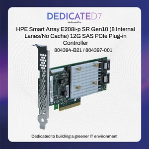 HPE Smart Array E208i-p SR Gen10 12G SAS PCIe Plug-in Controller 804394-B21 - Bild 1 von 2