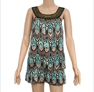 Soulmates блузка без рукавов верх со стразами шеи размер L - Изображение 1 из 4