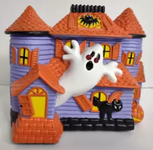 Halloween Boo Drop Inn Howling Haunted House Avon se ilumina y suena - Imagen 1 de 7