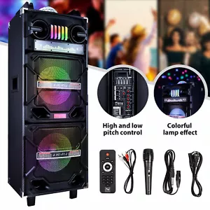 Lauter Party Hifi Lautsprecher Wireless Bluetooth Lautsprechersystem mit FM MIC Subwoofer - Bild 1 von 12