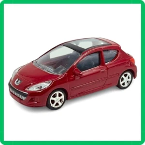 modellino auto scala 1:64 die cast Peugeot 207 rossa norev modellismo statico - Foto 1 di 4