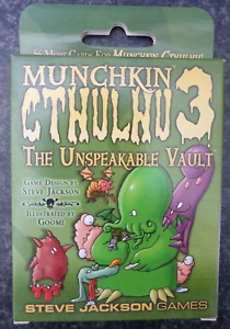 Munchkin Cthulhu 3 The Unspeakable Vault - New & Unopened - Steve Jackson Games
