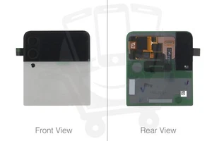 Official Samsung Galaxy Z Flip 3 5G Bespoke White Front Top Glass - GH97-27031D - Picture 1 of 1