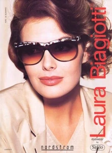 1992 Laura Biagiotti Marco Glaviano Anja Kneller gafas 1 página revista anuncio - Imagen 1 de 1