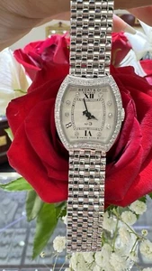 BEDAT & Co No.3 LADIES QUARTZ WATCH REF.304 S/STEEL FULL DIAMOND CASE & BEZEL - Picture 1 of 23