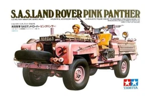 BRITISH SAS LAND ROVER DEFENDER PINK PANTHER #35076 1/35 TAMIYA - Picture 1 of 1