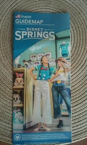 FRENCH 2019 Disney Springs Disney World Guide Map French Francais - Picture 1 of 1