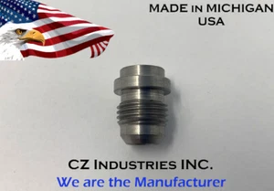 AN6, 6AN Male Billet 1018 Mild Steel Weld On / Weld In Fitting QTY:1 - Picture 1 of 3