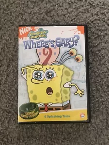 SpongeBob SquarePants: Where's Gary? Splashing Tales DVD 6 Eps Nick Tested - Picture 1 of 4