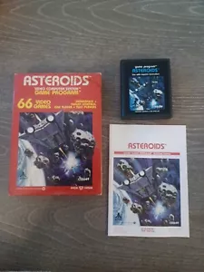 Atari 2600 Asteroids + VERY EARLY Print Box NEW IN BOX CX2649 NICE box - Picture 1 of 4