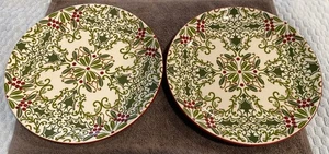 SAVINIO SALAD PLATES SET OF TWO HTF/RARE. CHTM-1129 - Picture 1 of 3