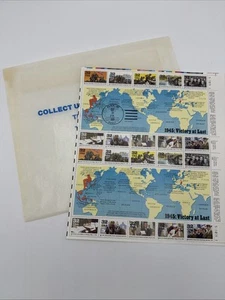 1945 WWII Sieg endlich Bogen mit 20 32 Cent Briefmarken Scott 2981 - Bild 1 von 2