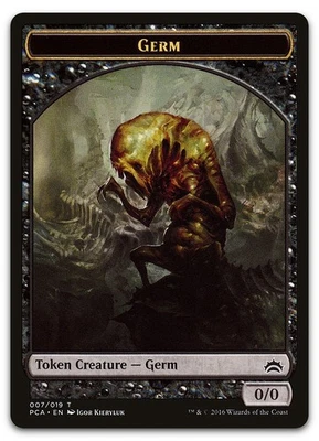 Germ // Goblin Double-Sided Token #7 // 11 LP Planechase Anthology PCA Magic MTG - Image 1 of 2