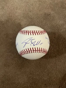 Josh Bell Autographed Baseball Pittsburgh Pirates Allegheny Inscription - Picture 1 of 4