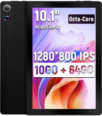 Yicty Tablette 10 Pouces Octa-Core GMS Tablettes Tactiles 10Go RAM 64Go ROM - Photo 1/4