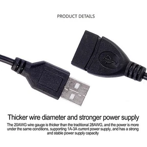 USB 2.0 Cable Manual Measurement For Cameras For Game Console Controllers - Photo 1/11
