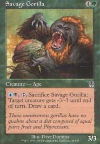 Savage Gorilla - Apocalypse #85/143 MTG Magic The Gathering - Image 1 of 1