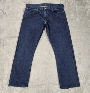 Pantalones de mezclilla Polo Ralph Lauren para hombre 36x28 azul Varick ajustados rectos elásticos - Imagen 1 de 18