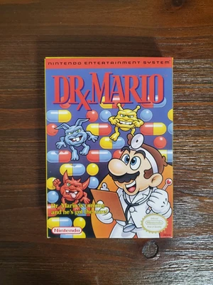 Dr. Mario NES Nintendo BOX & MANUAL ONLY- Nice!! - Image 1 of 4
