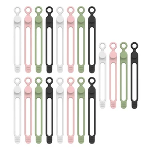 20 Pcs Drahthandlerkrawatten Kabelbinder Für Daten Kabel-Draht-Organizer - Afbeelding 1 van 11