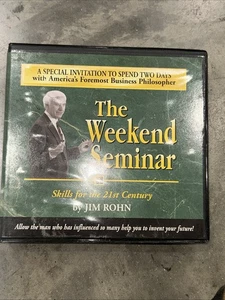 JIM ROHN The Weekend Seminar Skills For The 21st Century (12 CD Audio Set) - Picture 1 of 10