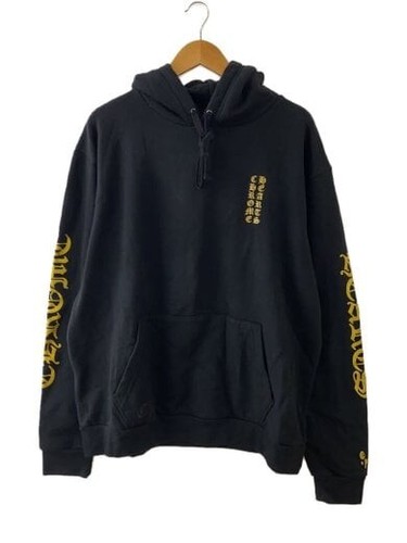 CHROME HEARTS CUORI CROMATI felpa con cappuccio L cotone BLK