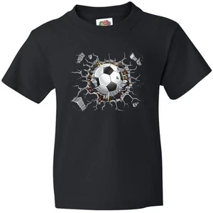 Inktastic Soccer Breakthrough Youth T-Shirt Football Futbol Crash Sports Sport - Picture 1 of 13
