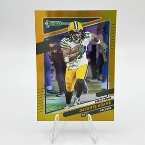 DAVANTE ADAMS 2021 Donruss Gold Press Proof Premium Packers Jets NFL #158 - Picture 1 of 2