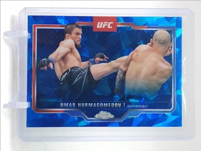 UMAR NURMAGOMEDOV 2025 TOPPS CHROME UFC SAPPHIRE BANTAMWEIGHT A Q4770 - Image 1 of 2