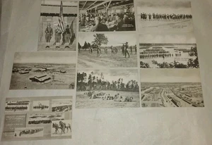 9 Vintage Original Camp Lee Virginia 1918 Postcards WW1 Military Army Doughboy  - Picture 1 of 9