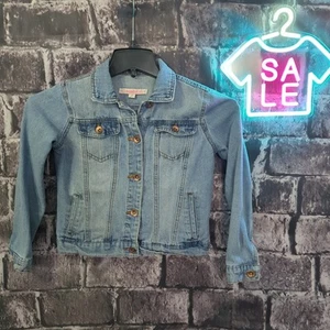 Ci Sono Kids Girl's Size 8 Medium Wash Denim Blue Jean Jacket EUC         [PT21] - Picture 1 of 10