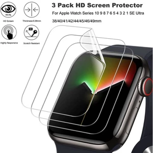 3er Pack für Apple Watch 7 6 5 4 3 2 SE Full Screen Protector iWatch 38/42 40/44mm - Bild 1 von 17