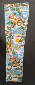 Loudmouth Golf Pants Men's “SURFING SANTA” Size 32" colourful character pattern - Picture 1 of 6