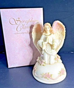 Roman Seraphim Classics Angel Iris The Rainbow's End 1995 Music Box 78002 NIB - Picture 1 of 13