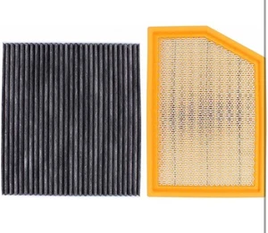 Fit for Jeep Cherokee 2.4L 3.2L Combo Set Engine & Cabin Air Filter 2014-2017 - Picture 1 of 2