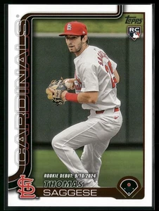 2025 Topps Update #US21 Thomas Saggese - Bild 1 von 2