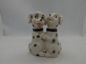 "Par de estatuillas de vidrio dálmata de dibujos animados - 4,5"" de alto - sin marca" - Imagen 1 de 7