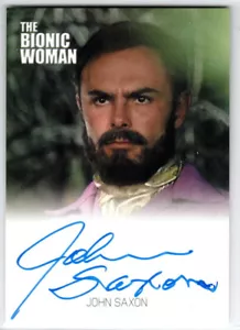 THE COMPLETE BIONIC WOMAN COLLECTION JOHN SAXON AS NEDLICK AUTOGRAPH EL d. 2020 - Picture 1 of 2