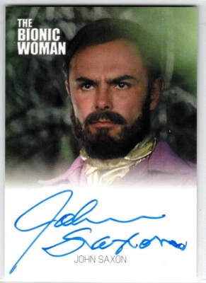 THE COMPLETE BIONIC WOMAN COLLECTION JOHN SAXON AS NEDLICK AUTOGRAPH EL d. 2020 - Image 1 of 2