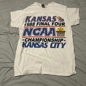 1988 Kansas Final Four T Shirt - Picture 1 of 3