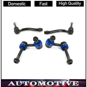 For 2008 Infiniti G37 Mevotech 4pcs Front Tie Rods Ends Sway Bar Link